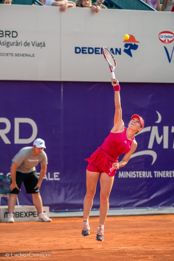 Tenis - Simona Halep vs Indy de Vroome - Arenele BNR Bucuresti 2014